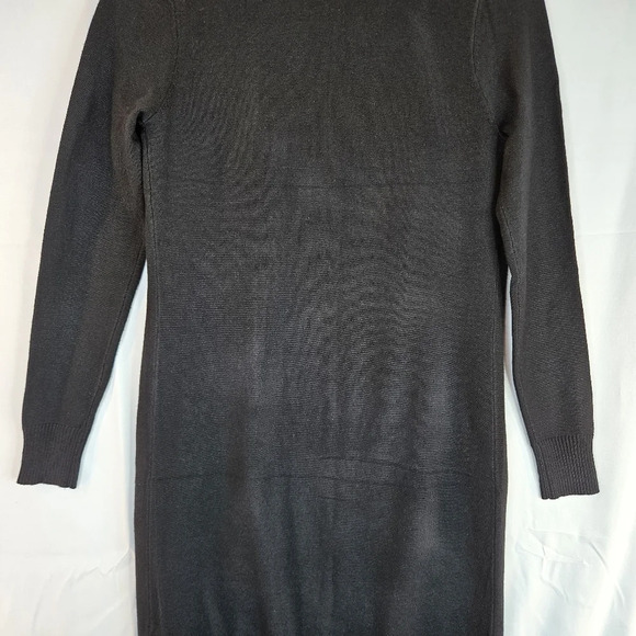 By Design Black knit Long Line Open Front Cardigan Casual Comfort Sz S, So Soft - Picture 9 of 10